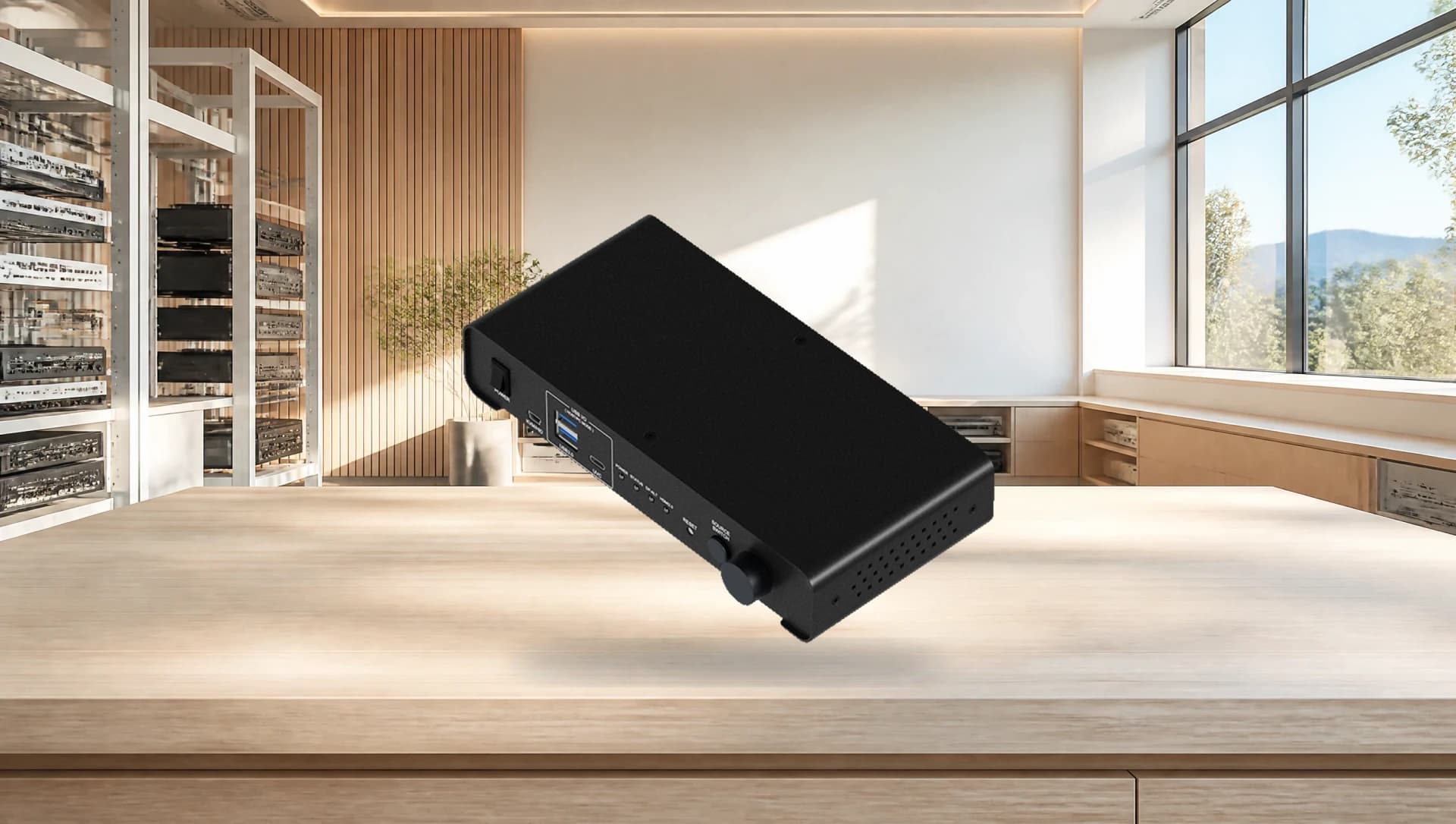 SC6G0 routes HDMI, USB-C, UVC, and AV over IP.