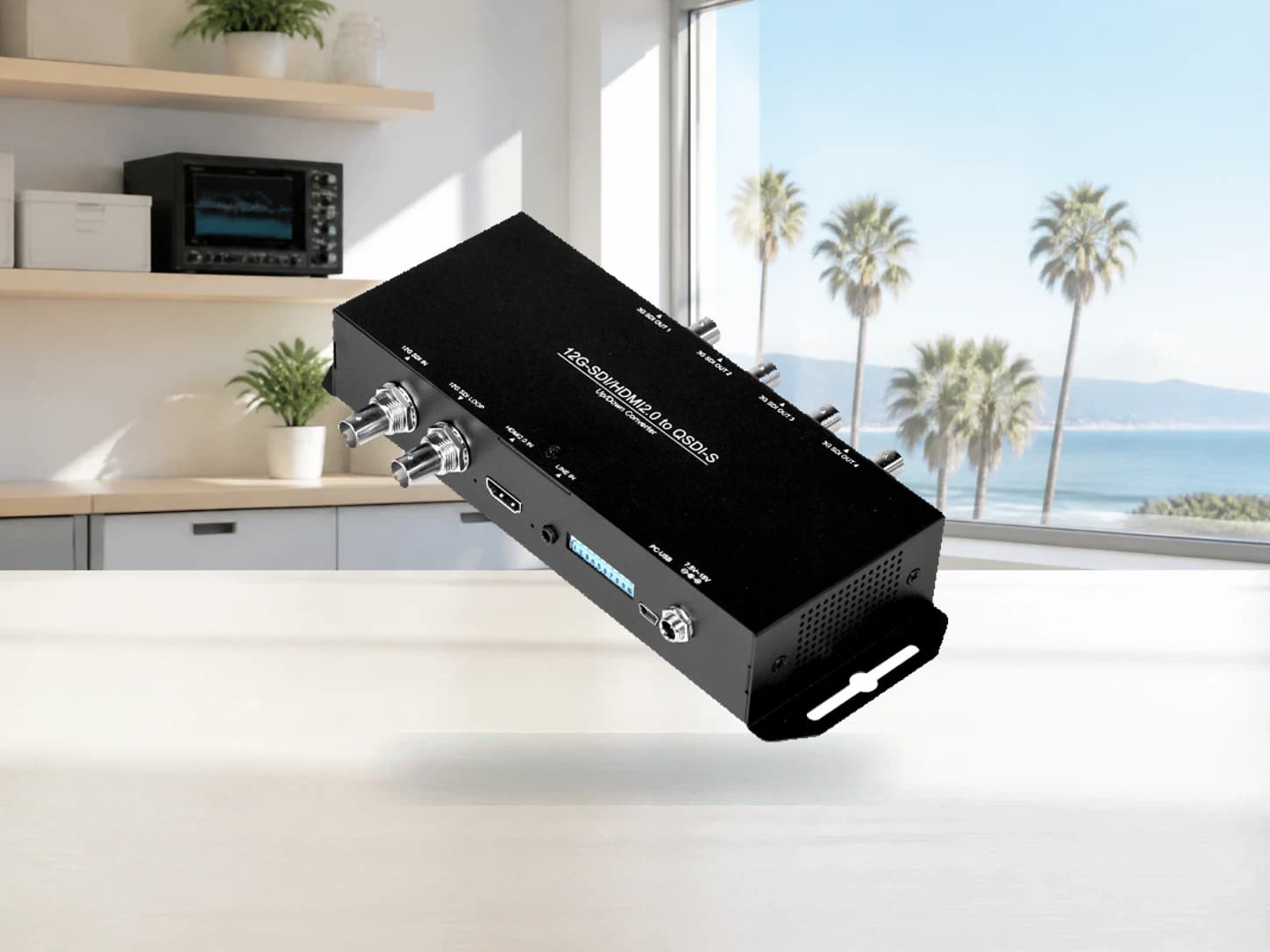 12G-SDI/HDMI2.0 to QSDI-S
