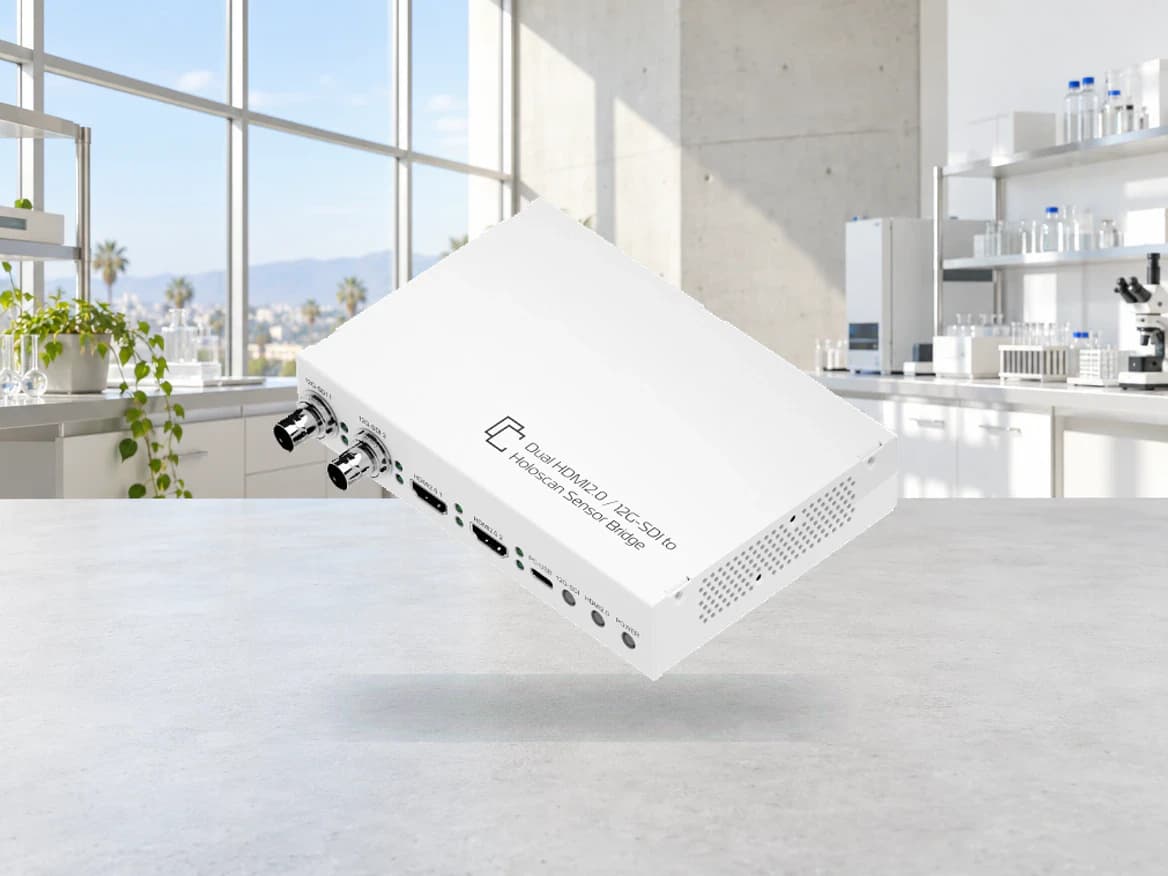 Dual HDMI2.0 / 12G-SDI to Holoscan Sensor Bridge